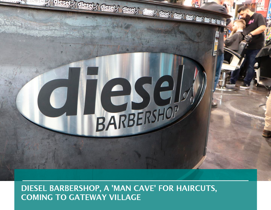 Diesel a 'man cave' for haircuts, coming to Gateway Villag