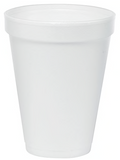 Dart® J Cups® Insulated Foam Cups 12 oz., White, 1000/Carton
