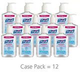 Purell Instant Hand Sanitizer, Clear, 8 oz. Pump Dispenser