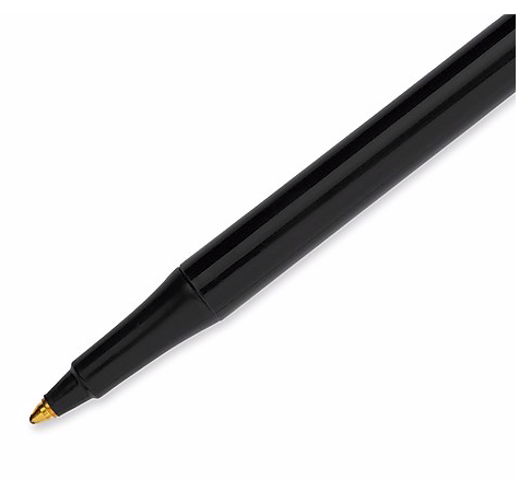 Paper Mate® Stick Pens, Medium Point, Black, 12/pk (3331131