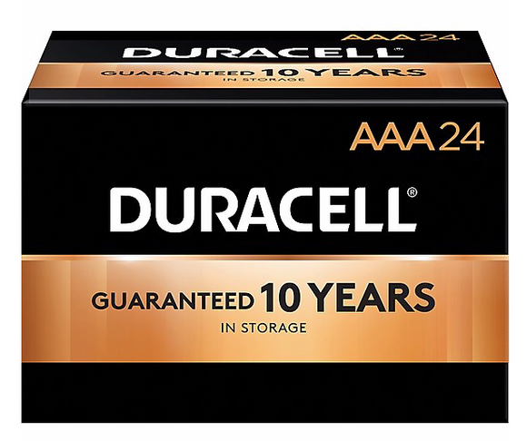 Duracell® Coppertop® AAA Alkaline Batteries, 144/Carton