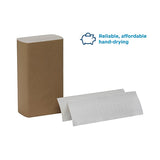 Pacific Blue Basic™ Multifold Paper Towels by GP PRO, 1-Ply, White, 250 Towels/Pack, 16 Packs/Carton