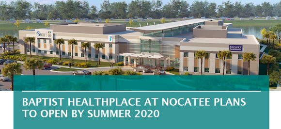 Baptist HealthPlace at Nocatee plans to open by summer 2020