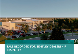 Sale recorded for Bentley dealership property