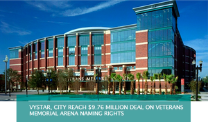 VyStar, city reach $9.76 million deal on Veterans Memorial Arena naming rights
