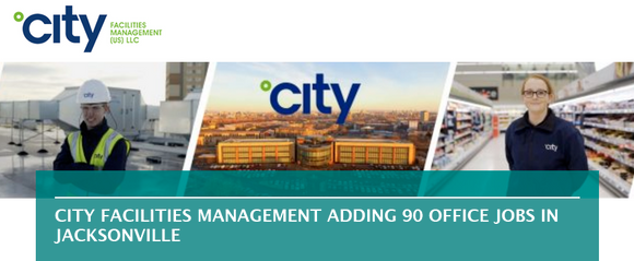 City Facilities Management adding 90 office jobs in Jacksonville