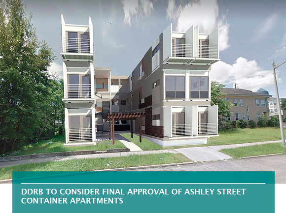 DDRB to consider final approval of Ashley Street container apartments