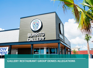 Gallery Restaurant Group denies allegations