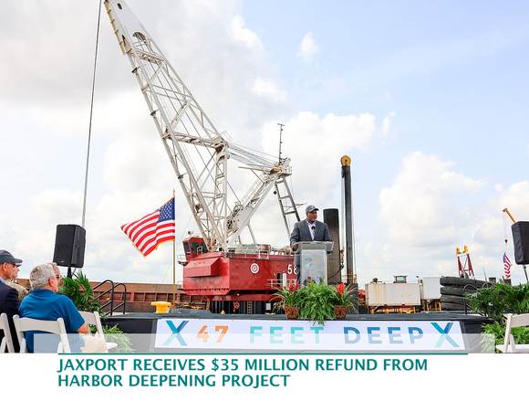 JaxPort receives $35 million refund from harbor deepening project
