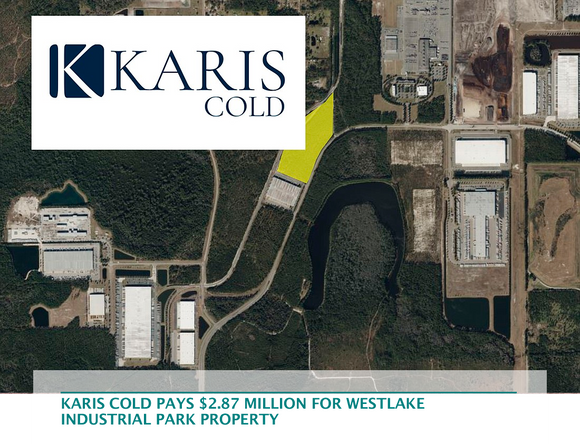 Karis Cold pays $2.87 million for Westlake Industrial Park property