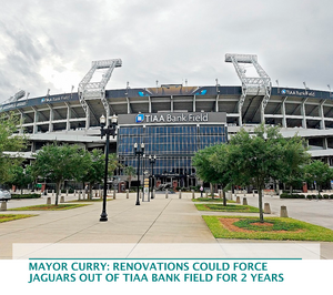 Mayor Curry: Renovations could force Jaguars out of TIAA Bank Field for 2 years