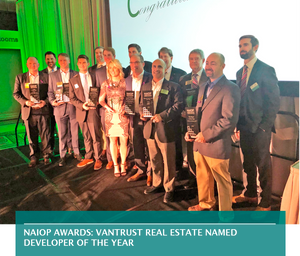 NAIOP AWARDS: VANTRUST REAL ESTATE NAMED DEVELOPER OF THE YEAR