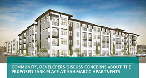 Community, developers discuss concerns about the proposed Park Place at San Marco apartments