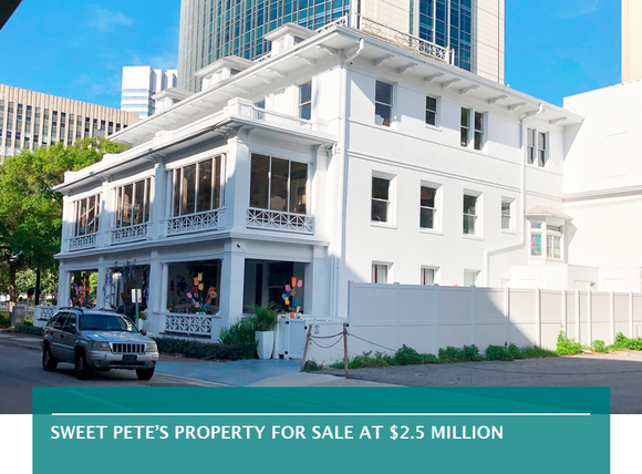 Sweet Pete’s property for sale at $2.5 million