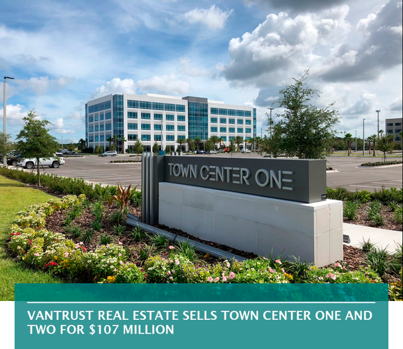 VanTrust Real Estate sells Town Center One and Two for $107 million