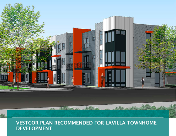 Vestcor plan recommended for LaVilla townhome development