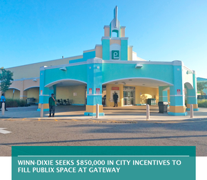 Winn-Dixie seeks $850,000 in city incentives to fill Publix space at Gateway
