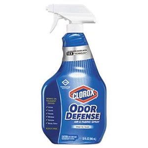 Clorox Commercial Solutions Clorox Odor Defense Air and Fabric Spray, Clean Air Scent, 32 Ounces (31708)