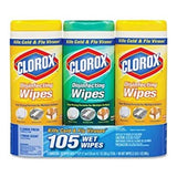 Copy of 15 Canisters Clorox Wipes Value Pack, 7 x 8, Fresh Scent/Citrus Blend