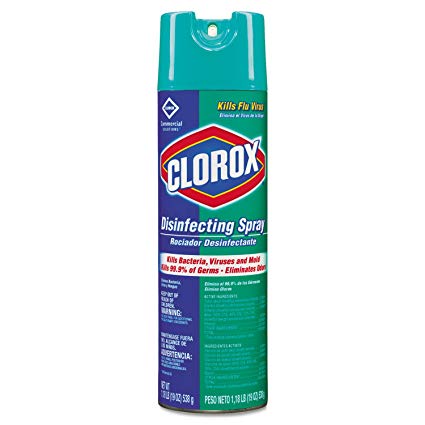Clorox® Disinfecting Spray, Aerosol, 19 Oz., 12/Carton