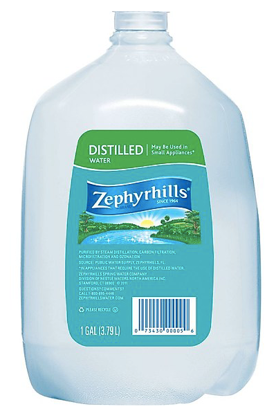 Zephyrhills Brand Distilled Water, 1-Gallon Plastic Jugs, 6/Pack