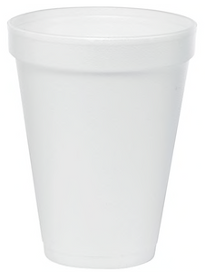 Dart® J Cups® Insulated Foam Cups 12 oz., White, 1000/Carton