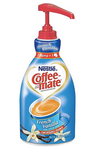 Nestle® Coffee-mate® Coffee Creamer, French Vanilla, 1.5L Liquid Pump Bottle, 1 Each