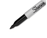 Sharpie® Fine Point Permanent Markers, Black, 1/Dz (30001)