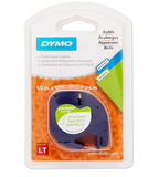 DYMO 10697 1/2" Adhesive Paper Tape, White, 2-Pack