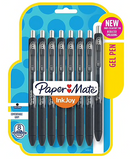Paper Mate® InkJoy® Gel Pens, Fine Point, Black, 8 Pack (1968613)