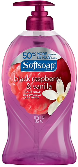 Softsoap® Hand Soap, Black Raspberry & Vanilla, 11.25 oz. Pump Bottle