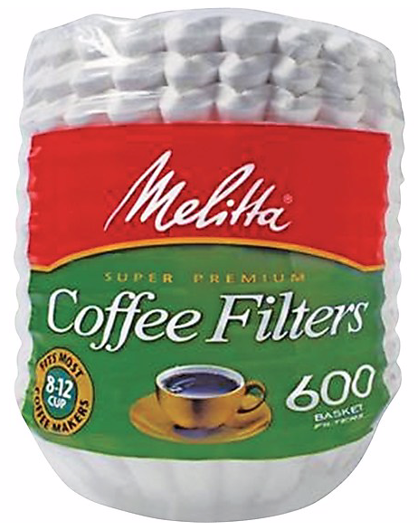 Melitta® Basket Style Coffee Filters, 8-12 Cup, 7200/CT