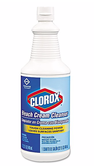 Clorox® Bleach Cream Cleanser, 32 Oz., 8/Carton