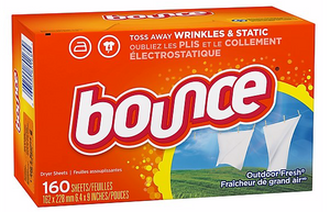 Bounce® Fabric Softener Sheets, Outdoor Fresh Scent, 160 Dryer Sheets/Box (PAG 80168)