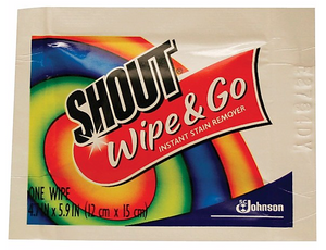 Shout® Instant Stain Treater Wipes, 80/Pack