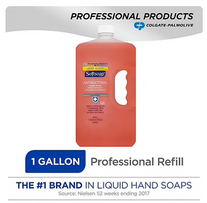 Softsoap Antibacterial Hand Soap, Crisp and Clean, Refill, 1 Gallon
