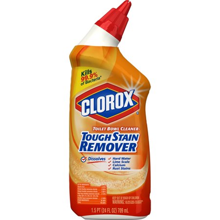 Clorox Toilet Bowl Cleaner, Tough Stain Remover, 24 Ounces (Case of 12)