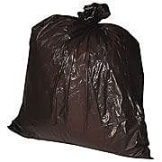 Genuine Joe® Heavy-Duty Trash Bags, 60 Gallon, 1.5 Mil, Black, 39