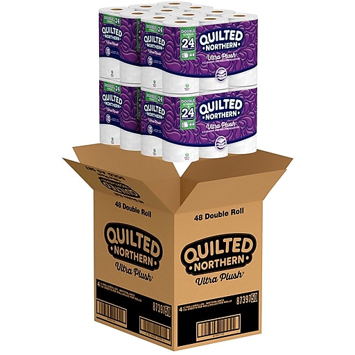 Quilted Northern Ultra Plush Bath Tissue, 3-Ply, 48 Double Rolls/Case –  Keen On Klean Solutions